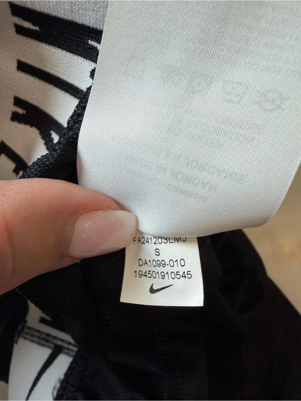 Nike black athletic